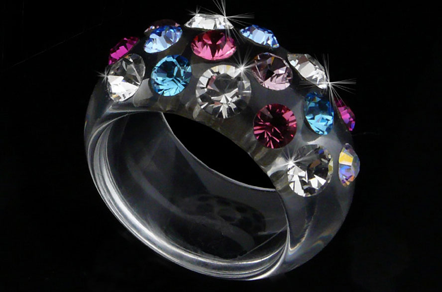 Grace Transparent Acrylic Ring